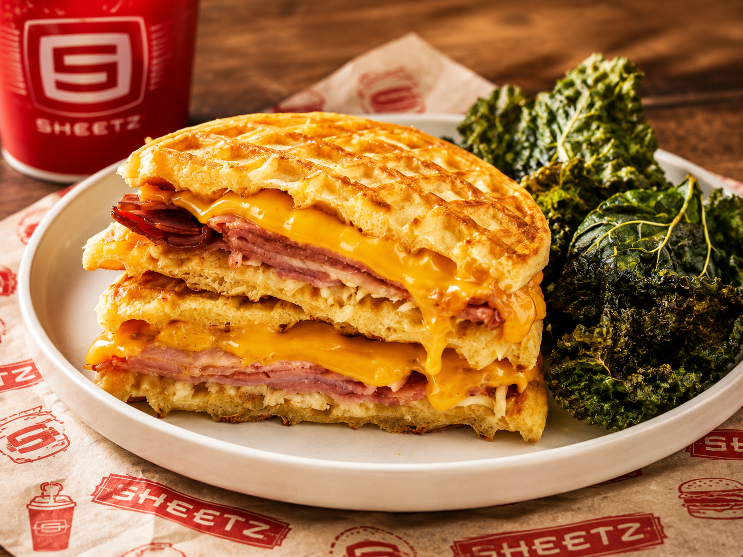 Waffle Breakfast Sandwich
